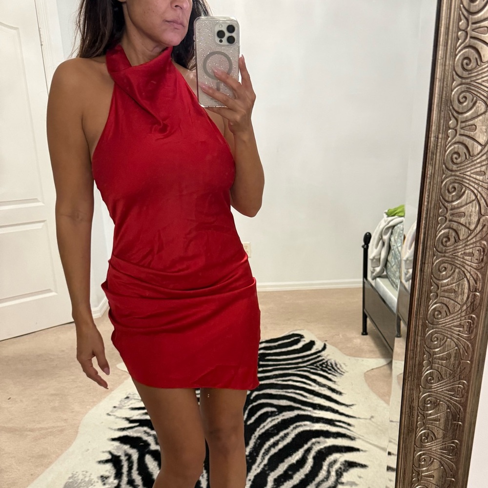 Gianni Bini Vibrant Red Mini Dress